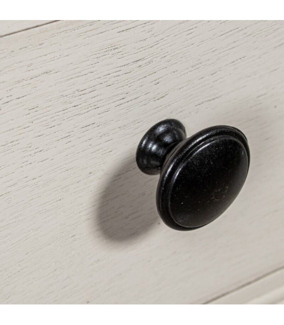 Consola de entrada clásica madera beige 2 cajones y balda inferior. 6