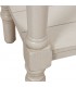 Consola de entrada clásica madera beige 2 cajones y balda inferior. 7