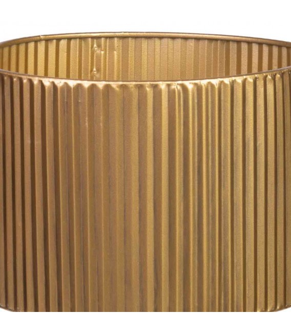 Lámpara de sobremesa art decó de acero con acabado dorado satinado. 2