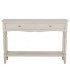 Consola entrada provenzal grande madera abeto beige 2 cajones. 1