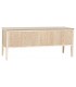 Mueble de TV madera abeto y ratán natural con 6 cajones estilo boho. 2