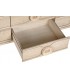 Mueble de TV madera abeto y ratán natural con 6 cajones estilo boho. 4