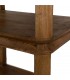Estantería XL de madera maciza de mango con acabado anogalado. 3