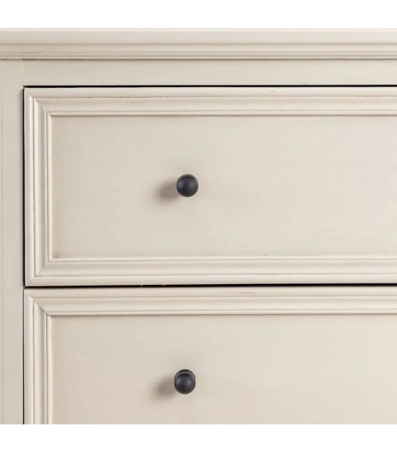 Zapatero romántico gris claro con 2 puertas y cajón, acabado elegante. 3