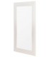 Espejo XL blanco de madera, diseño contemporáneo en formato vertical. 1