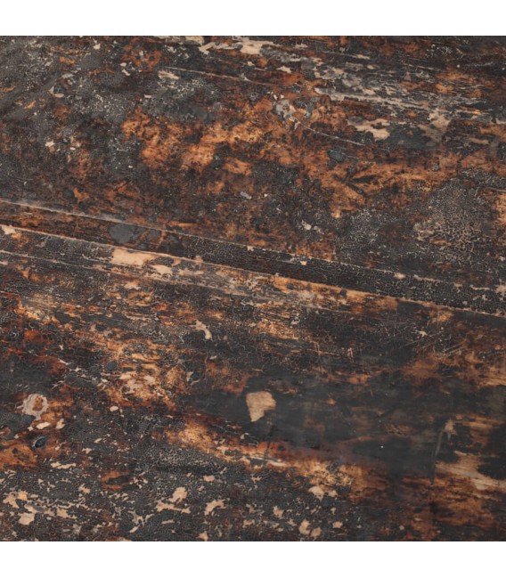 Taquillón oriental antiguo negro y turquesa con puertas decapadas. 3