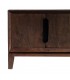 Mueble de TV colonial de mango con 4 puertas y 1 cajón funcional. 2