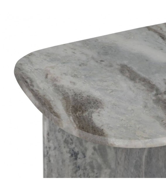 Consola de mármol gris estilo minimalista para entrada o pasillo. 1