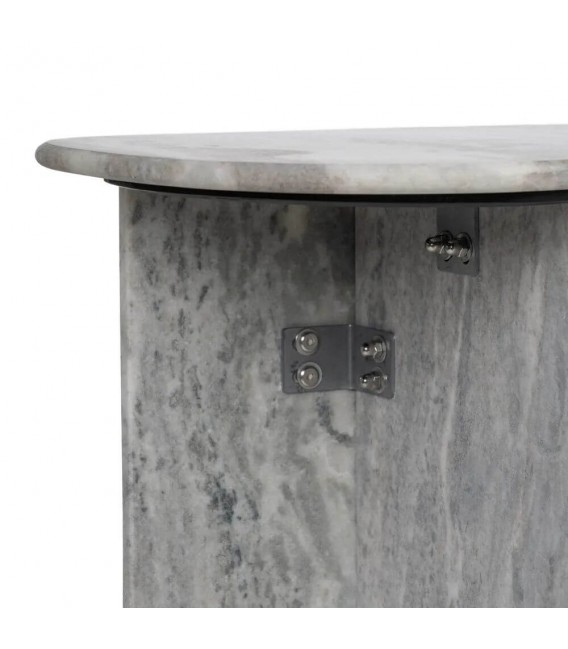 Consola de mármol gris estilo minimalista para entrada o pasillo. 2