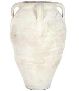 Ánfora XL artesanal de terracota natural sin esmaltar ibicenca.