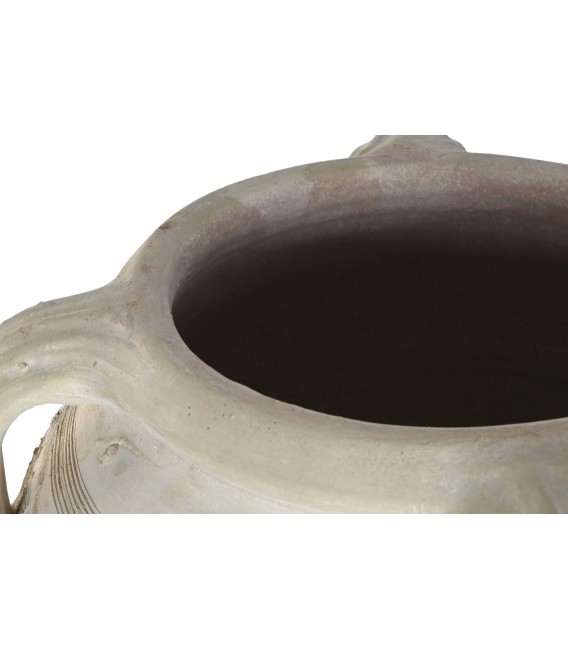 Ánfora XL artesanal de terracota natural sin esmaltar ibicenca. 3