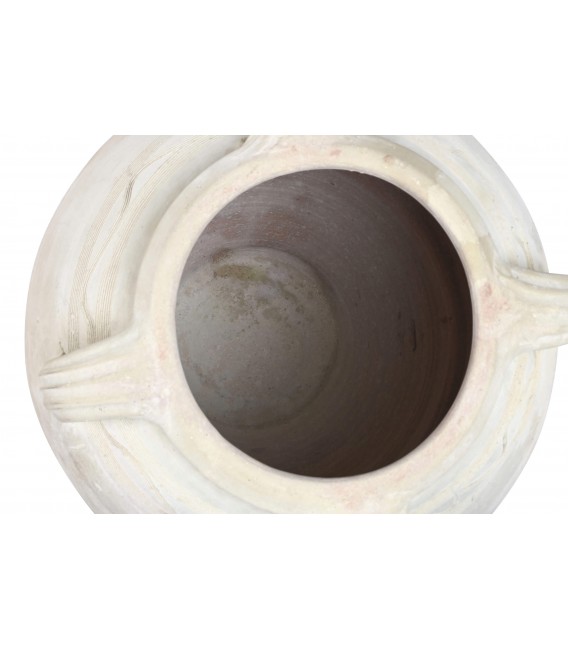 Ánfora XL artesanal de terracota natural sin esmaltar ibicenca. 1