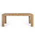 Mesa comedor rectangular madera maciza de mango estilo boho natural. 1