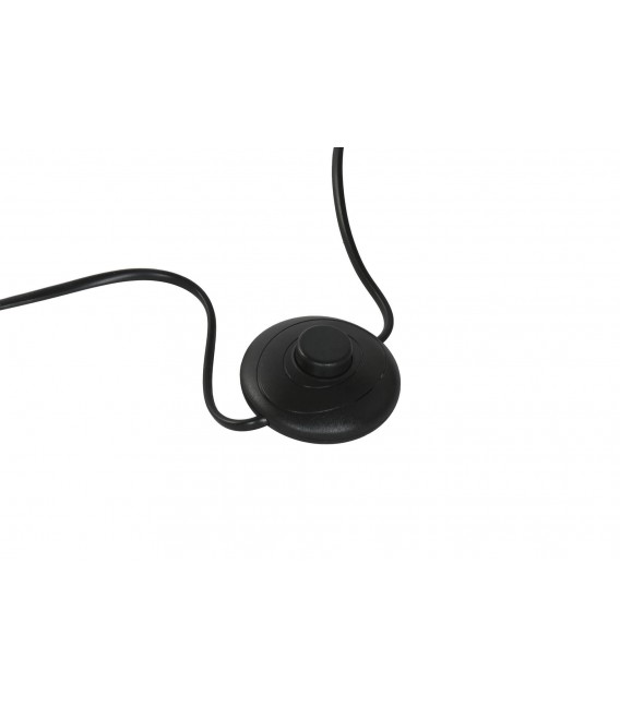 Lámpara de pie baja ratán natural estilo ibicenco artesanal. 3