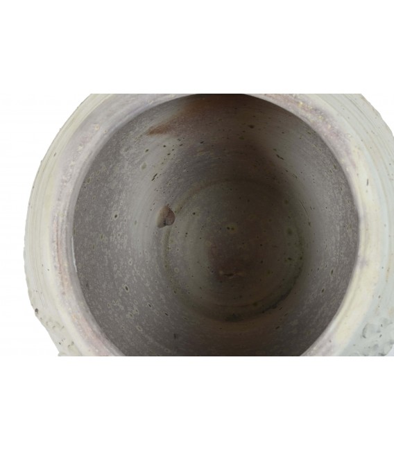 Ánfora decorativa de terracota estilo ibicenco acabado crudo. 2