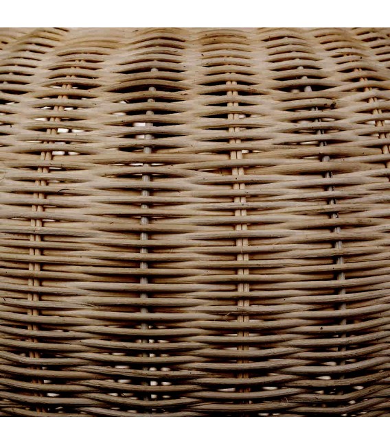 Lámpara de techo en ratán trenzado, diseño natural y acogedor.3