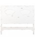 Cabecero de cama blanco rozado con calados decorativos orientales. 1