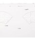 Cabecero de cama blanco rozado con calados decorativos orientales. 4