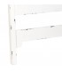 Cabecero de cama blanco rozado con calados decorativos orientales. 5