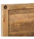 Cabecero de cama de matrimonio étnico en madera tallada artesanal. 5