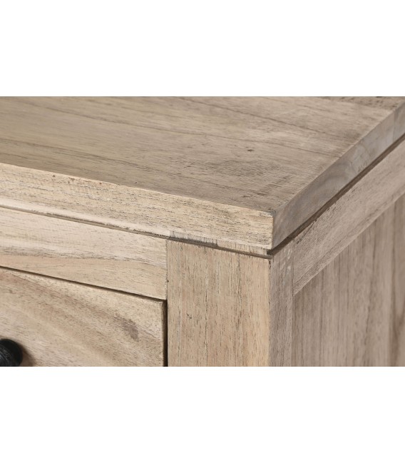 CONSOLA DE ENTRADA 120 X 30 X 80 TALTIN MADERA NATURAL METAL NEGRO