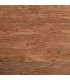 Mesa de comedor industrial en madera natural y hierro negro.6
