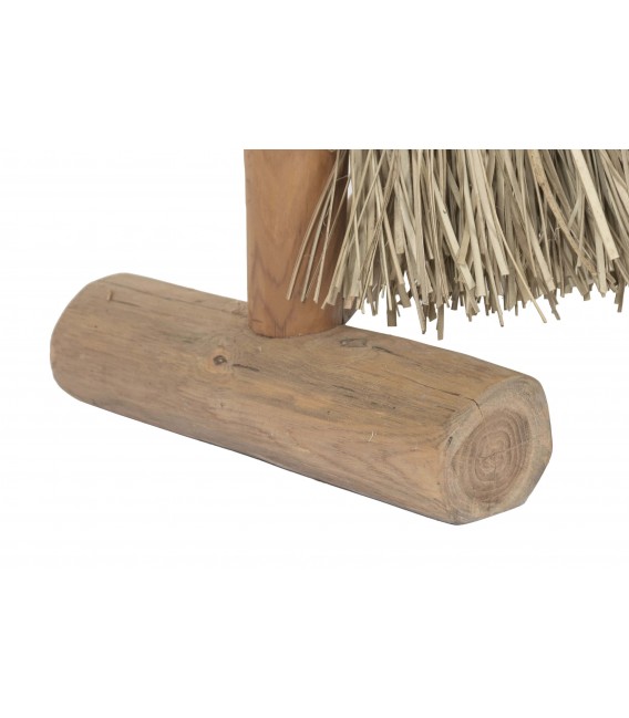 Biombo boho de madera y fibras naturales, ligero y decorativo. 8