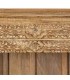 Estantería étnica de madera natural tallada a mano con baldas. 4