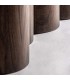 Mesa comedor contemporánea XXL de madera color nogal elegante. 2
