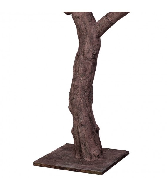 Árbol decorativo rosa XL para exterior con tronco metálico natural. 5