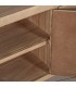 Mueble TV oriental con cajones y puertas en madera y metal bronce. 5