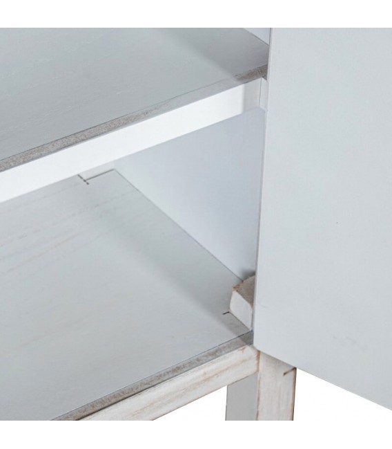 Taquillón estilo oriental madera blanqueada. 6