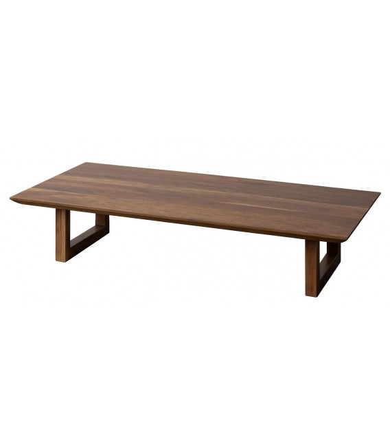 Mesa de centro rectangular XL en madera maciza.